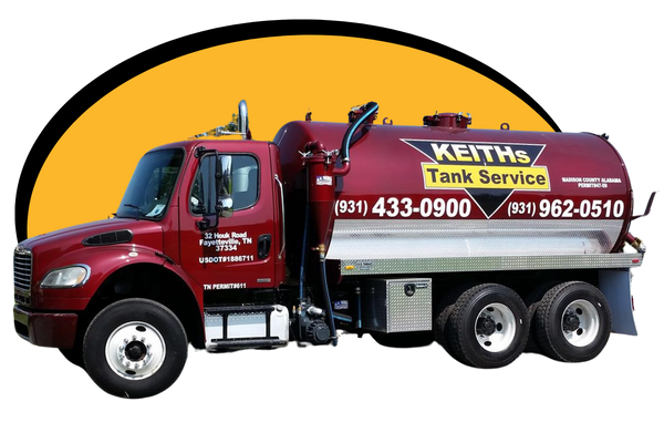 Keith's Tank Service truck